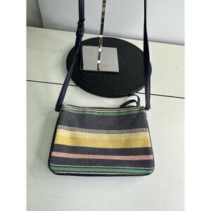 Kate Spade Manhattan Striped Woven  Small Crossbody